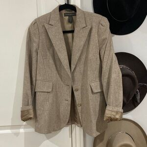 Banana Republic Beige Wool Blazer , Size 8